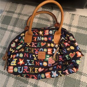 Dooney & Bourke Colorful Logo Satchel